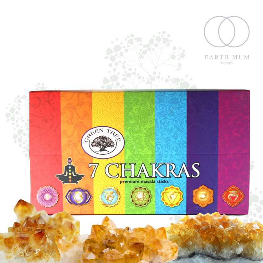 Product Title 7 Chakras Incense Sticks – Green Tree – Meditation, Healing & Energy Cleansing