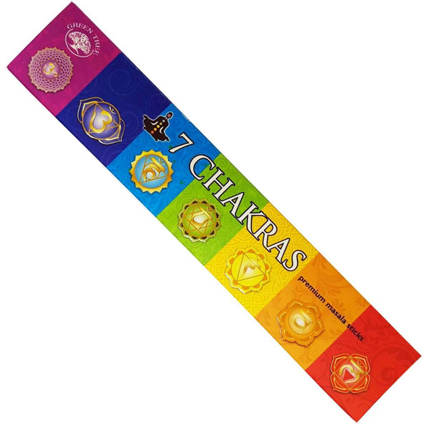 Product Title 7 Chakras Incense Sticks – Green Tree – Meditation, Healing & Energy Cleansing