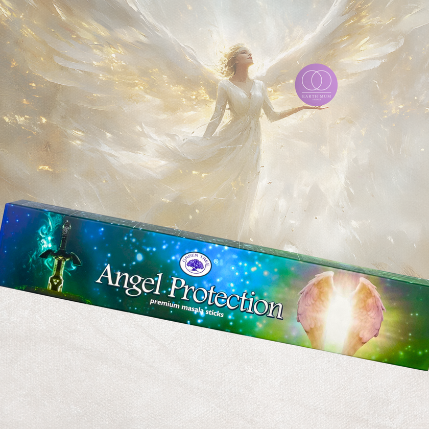 Angel Protection Incense Sticks - Green Tree - Smudge, Meditation, Healing