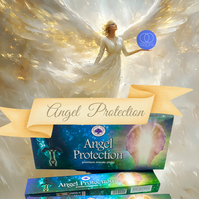 Angel Protection Incense Sticks - Green Tree - Smudge, Meditation, Healing