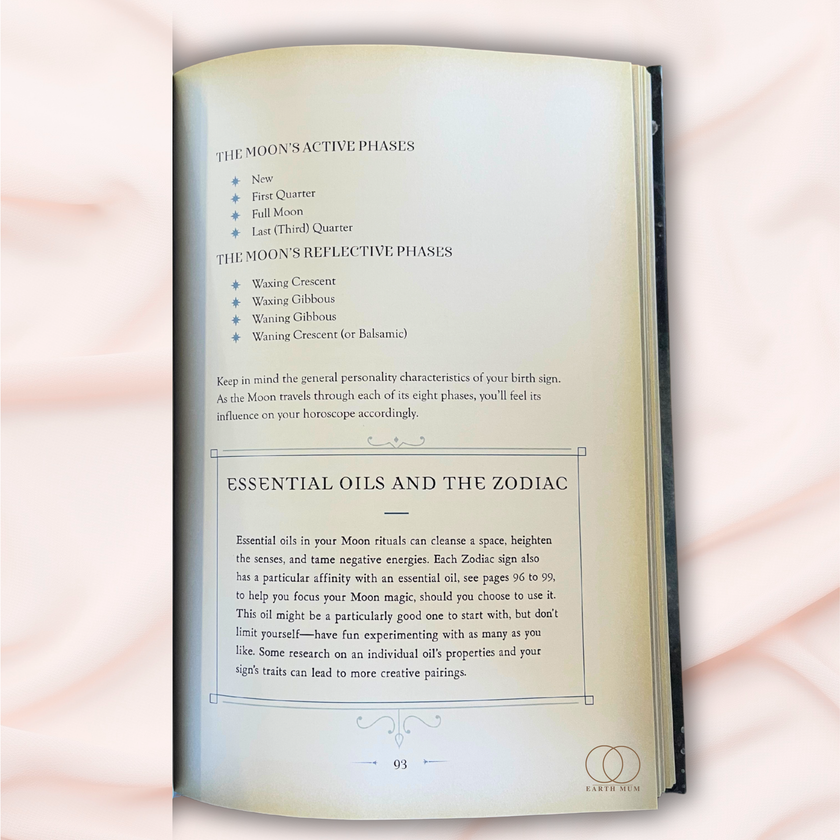Moon Magic: A Handbook of Lunar Cycles, Lore & Mystical Energies | Hardcover by Aurora Kane