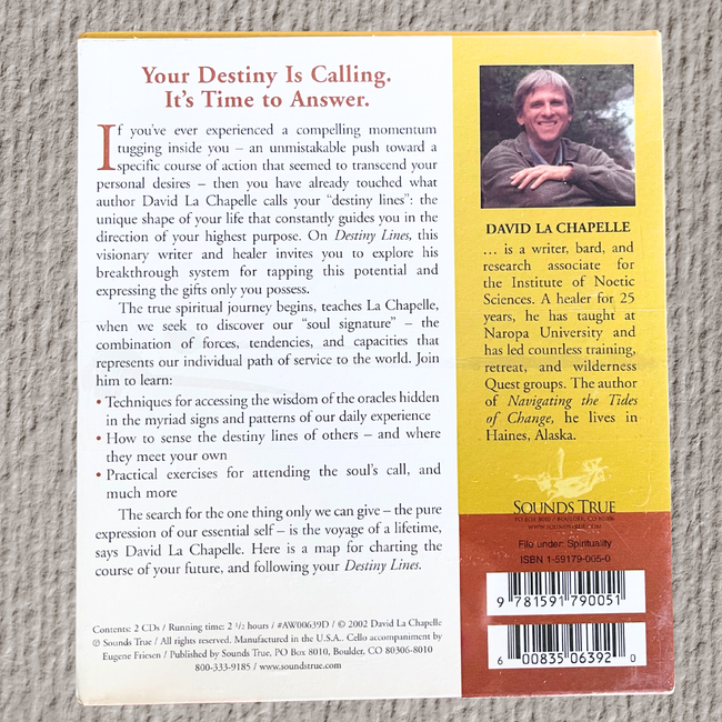 Destiny Lines: Your Soul Signature | 2 CD Set by David La Chapelle