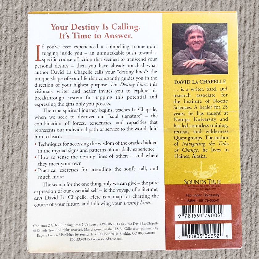 Destiny Lines: Your Soul Signature | 2 CD Set by David La Chapelle