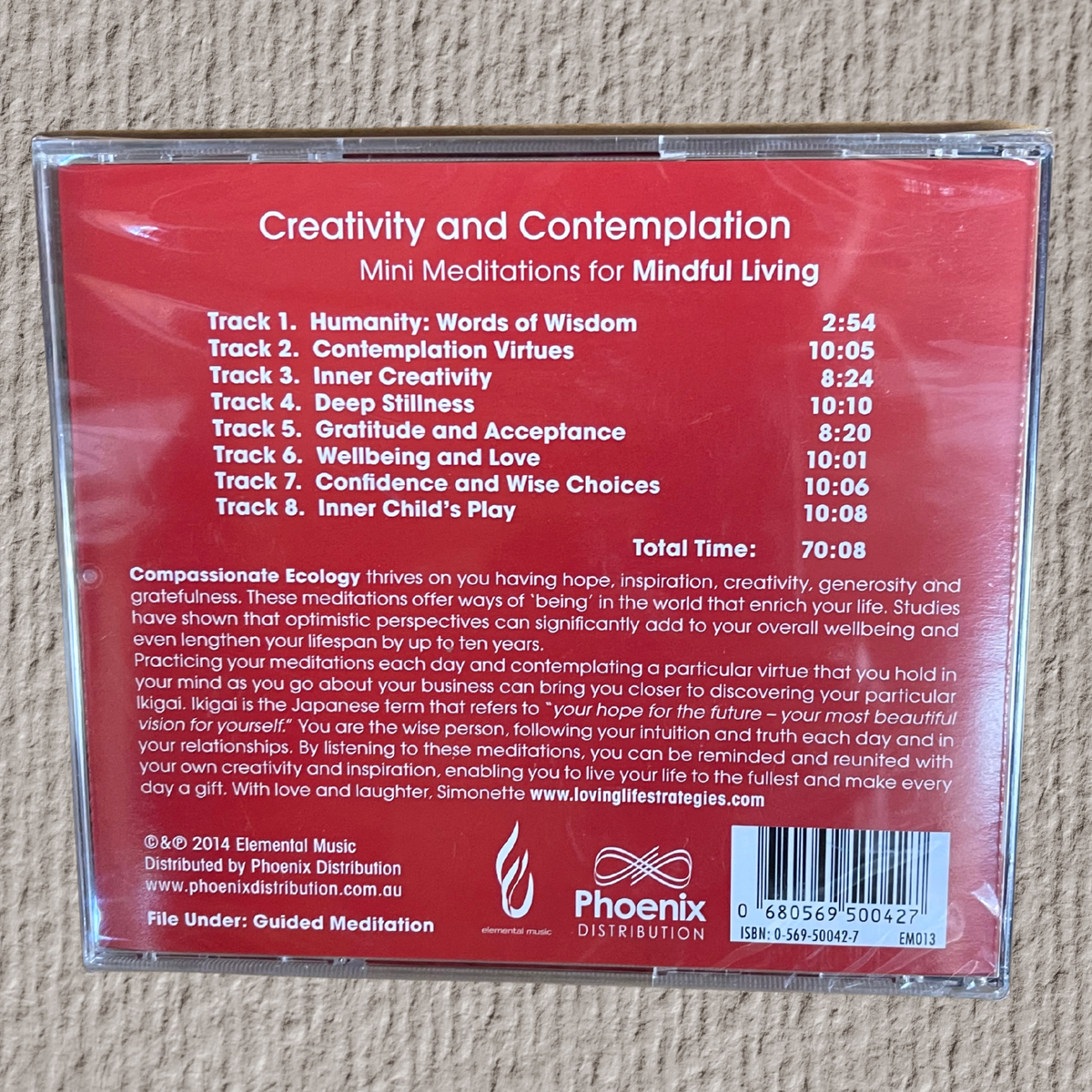 Creativity and Contemplation - Meditation CD