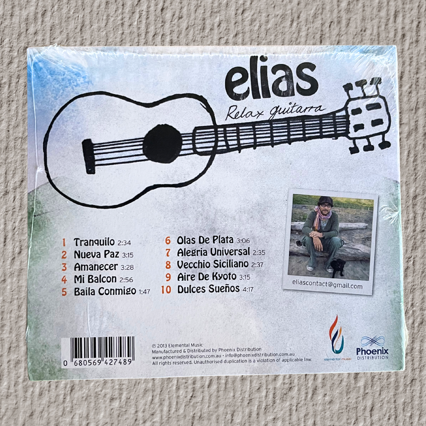 Elias – Relax Guitarra | Instrumental Relaxation Music CD