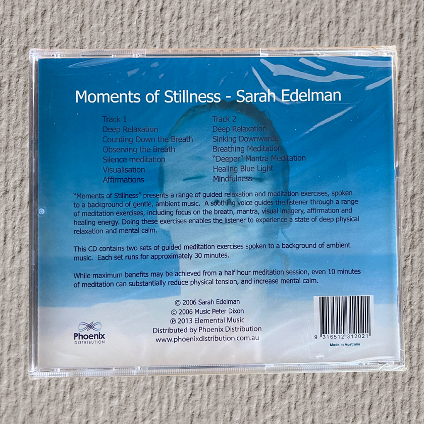 Moments of Stillness | Guided Meditation CD by Sarah Edelman