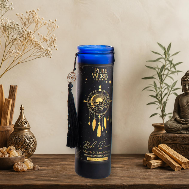 Boho Dreams - Manifestation Candle - Myrrh & Sandalwood 300g