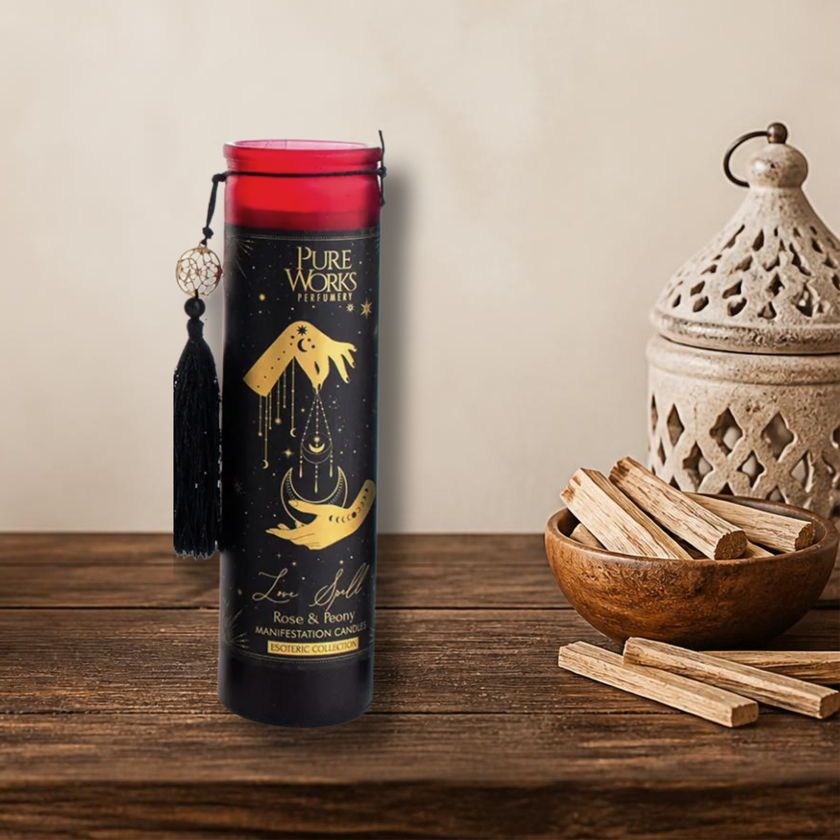 Love Spell - Manifestation Candle | Rose & Peony | 300g