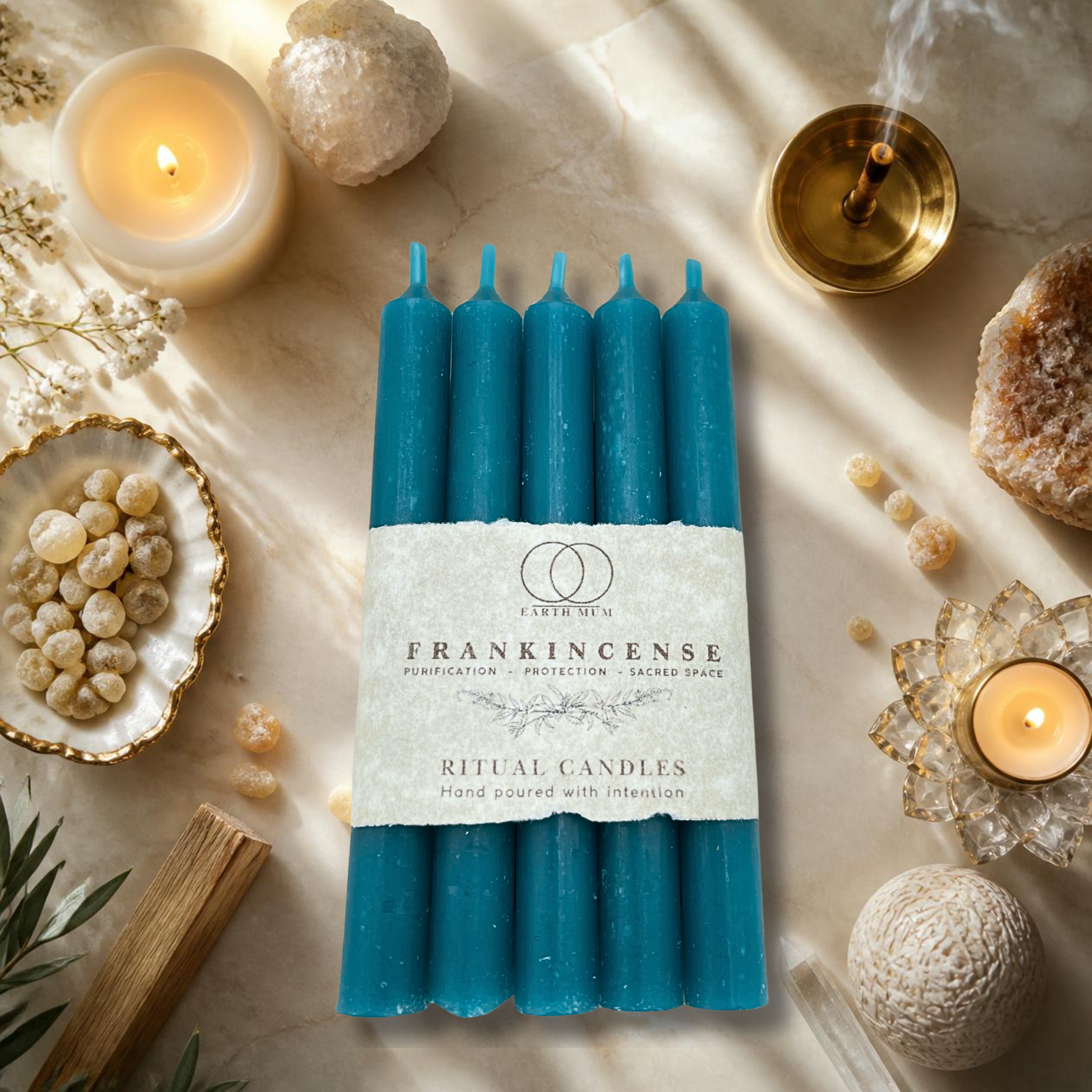 Frankincense Scented Ritual Spell Candles