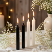 Black & White Mini Spell Candles – 4 Pack