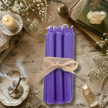 Purple Mini Spell Candles – 10 Pack
