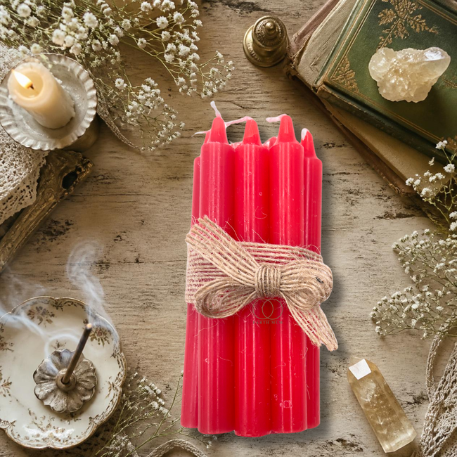 Red Mini Spell Candles – 10 Pack