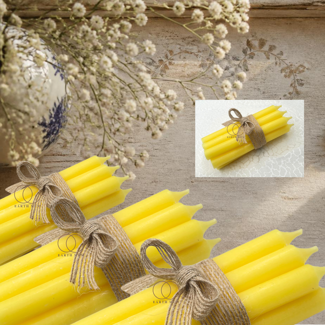 Yellow Mini Spell Candles – 10 Pack