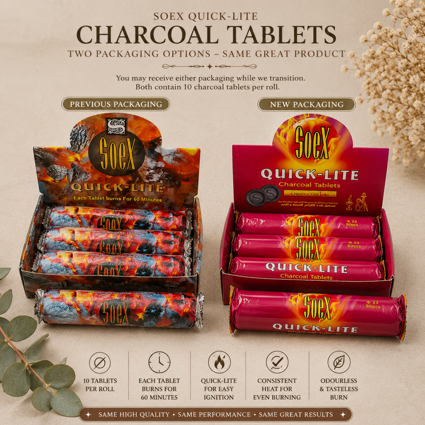 Soex Quick-Lite Charcoal Tablets – 10 Pack | Incense Resin & Herb Burning