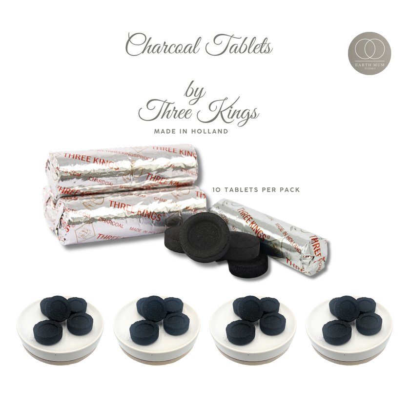 Three Kings Quick Lite Charcoal Tablets 33mm | 10 Discs