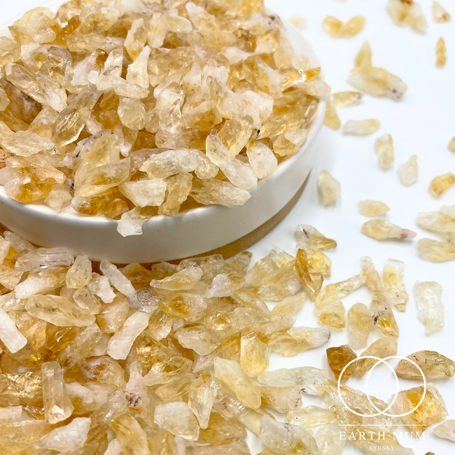 Citrine Natural Gemstone Chips – Raw Brazilian Crystals