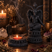 Baphomet's Devotion Tea Light Holder 17cm – Nemesis Now