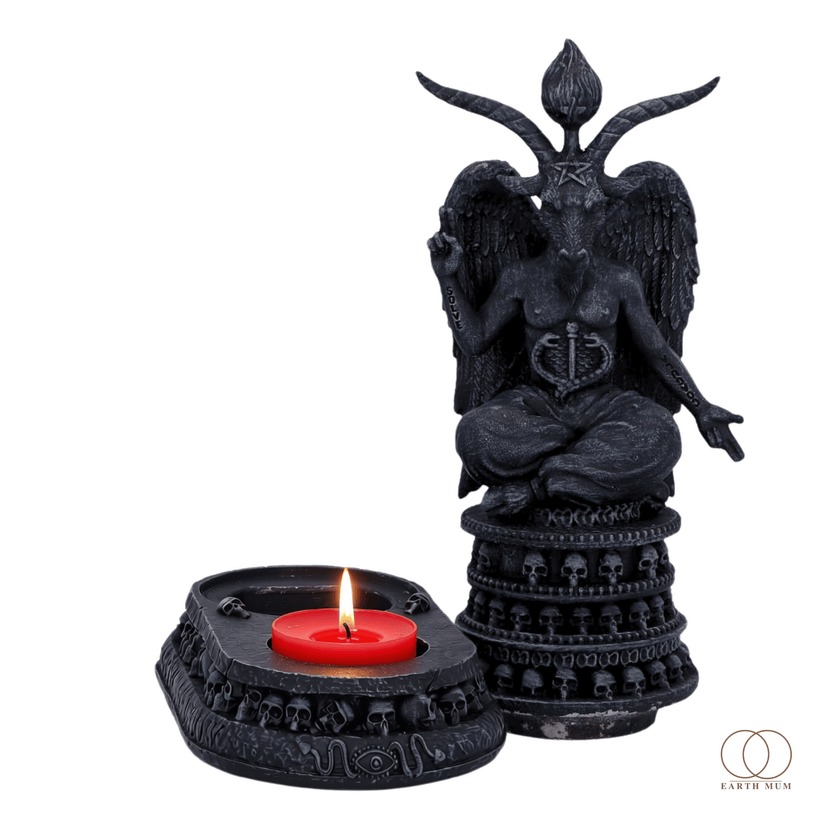 Baphomet's Devotion Tea Light Holder 17cm – Nemesis Now