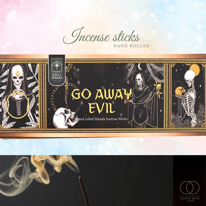 Go Away Evil - Incense Sticks - New Moon