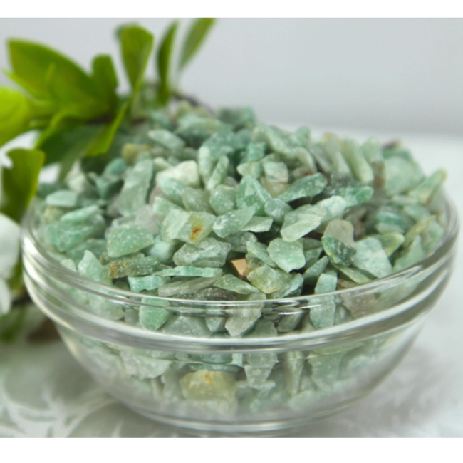 Green Aventurine Natural Gemstone Chips – Raw Brazilian Crystals