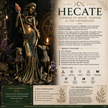 Hecate Greek Goddess Statue by Veronese | Cold Cast Bronze