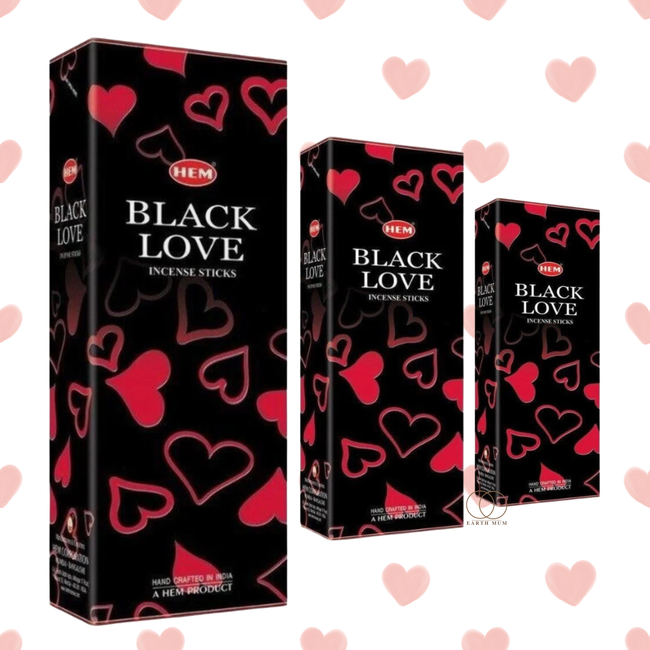 HEM Black Love Incense Sticks 15g