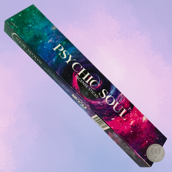 Psychic Soul Incense Sticks – New Moon Fragrance for Meditation & Rituals