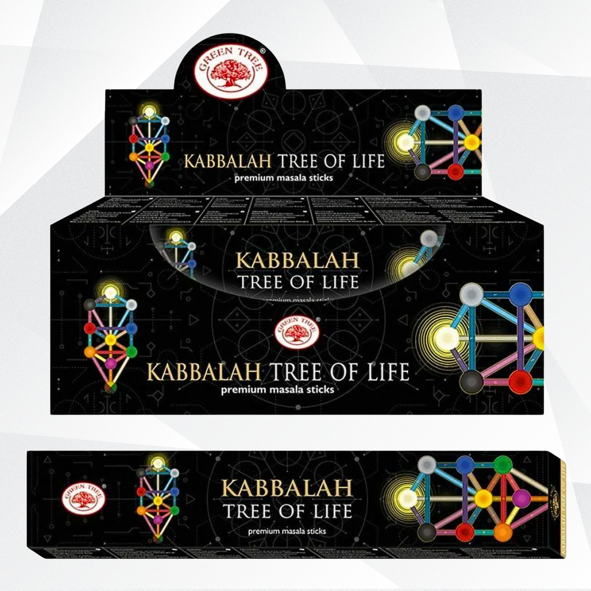 Kabbalah Tree of Life Incense Sticks – Green Tree – Sacred Ritual & Meditation