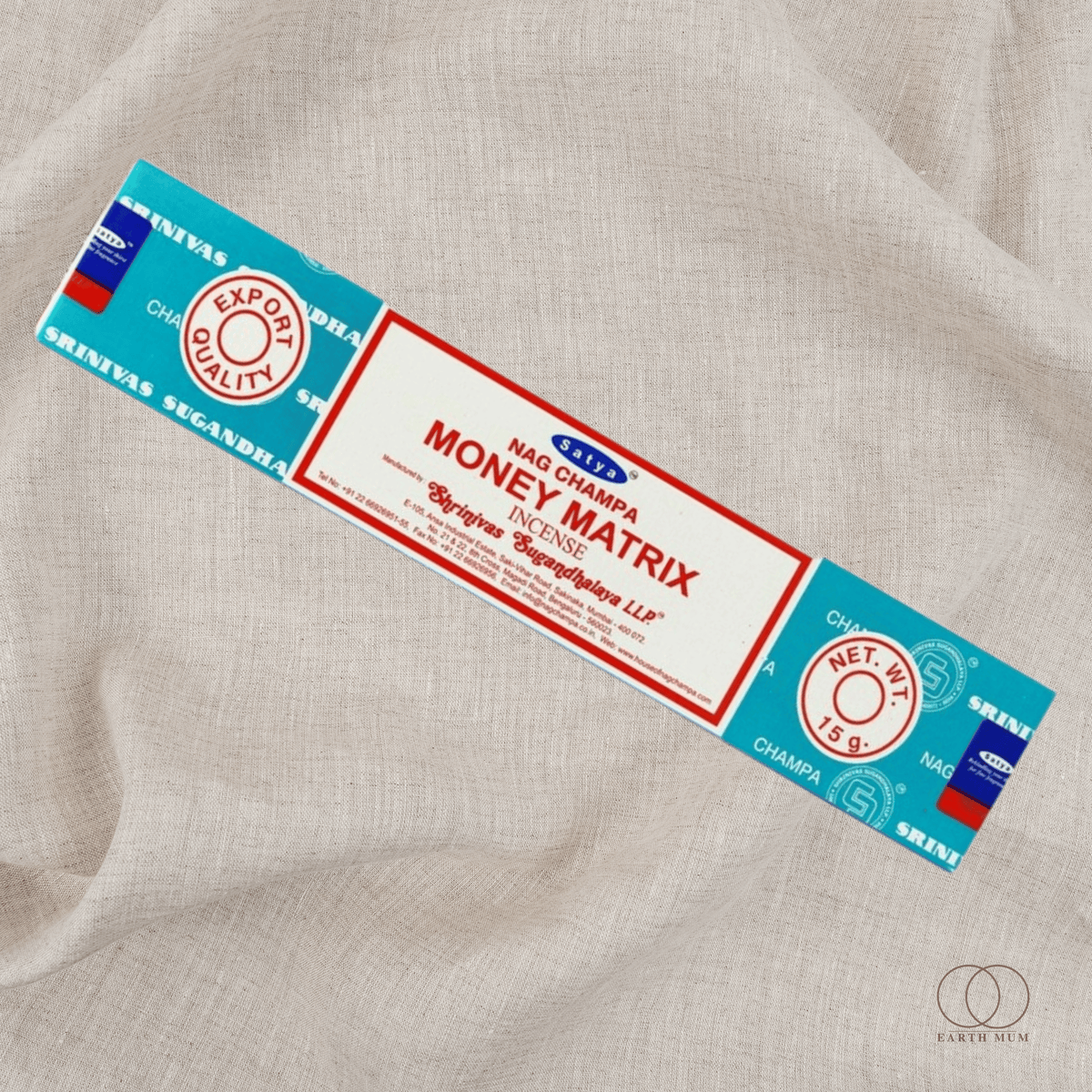Satya Money Matrix Incense Sticks – Premium Hand-Rolled Incense