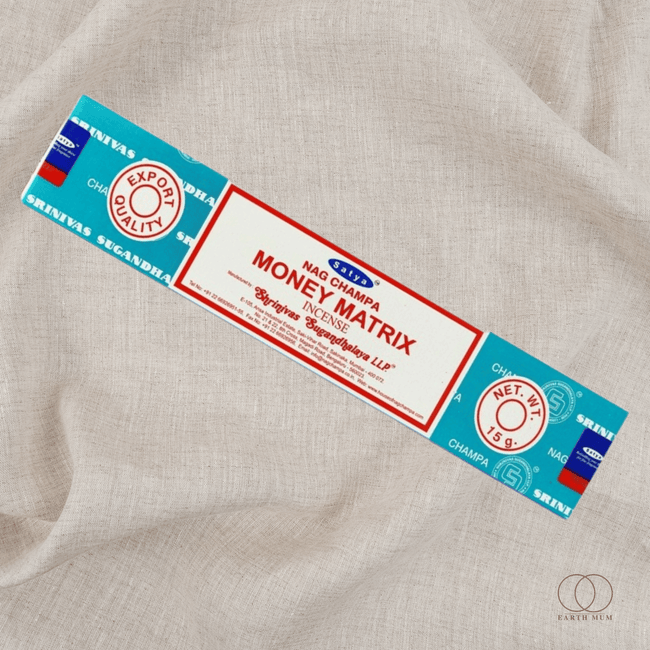 Satya Money Matrix Incense Sticks – Premium Hand-Rolled Incense