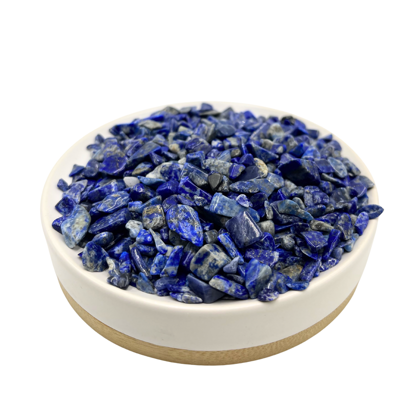 Lapis Lazuli Natural Gemstone Chips – Raw Brazilian Crystals