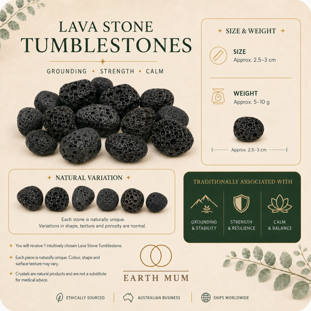 Lava Stone Tumblestone