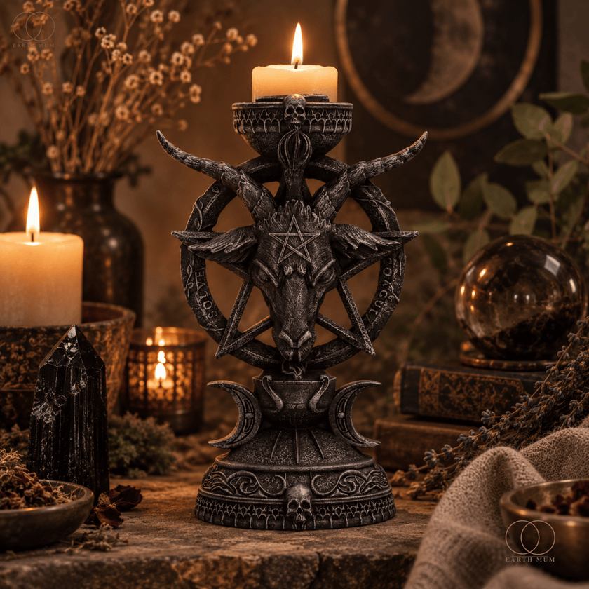 Light of Baphomet Candle Holder 15.5cm – Nemesis Now