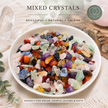 Mixed Natural Gemstone Chips – 165g Raw Brazilian Crystal Mix