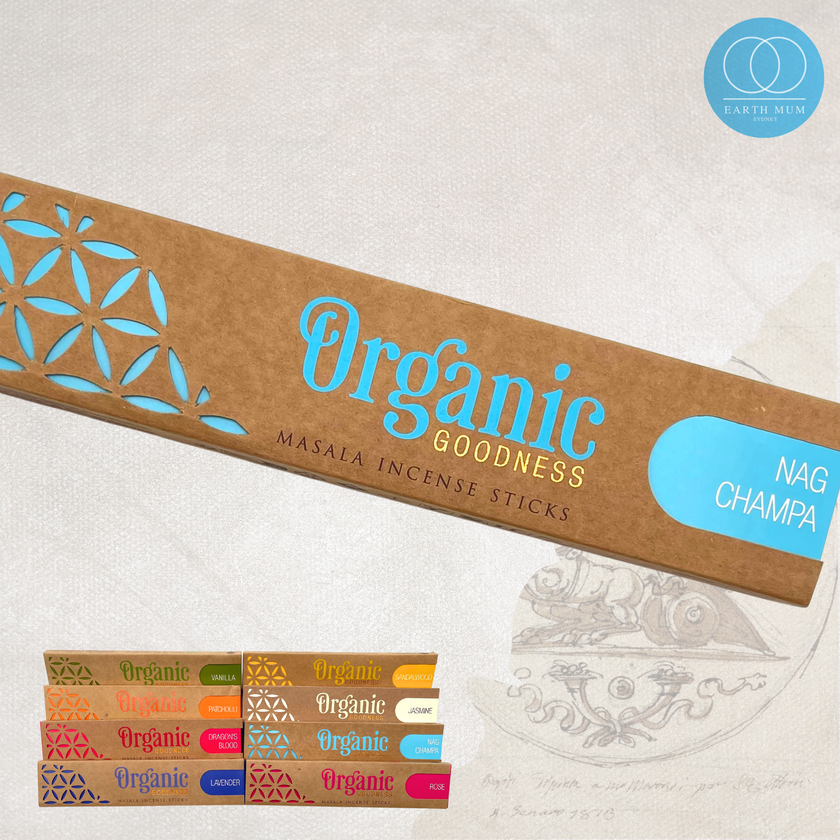 Organic Goodness Nag Champa Masala Incense Sticks 15g