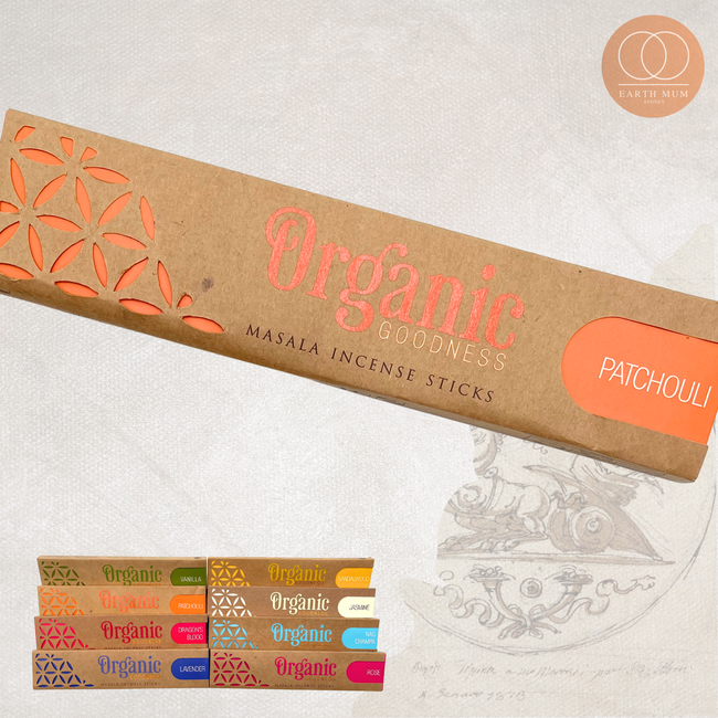 Organic Goodness Patchouli Masala Incense Sticks 15g