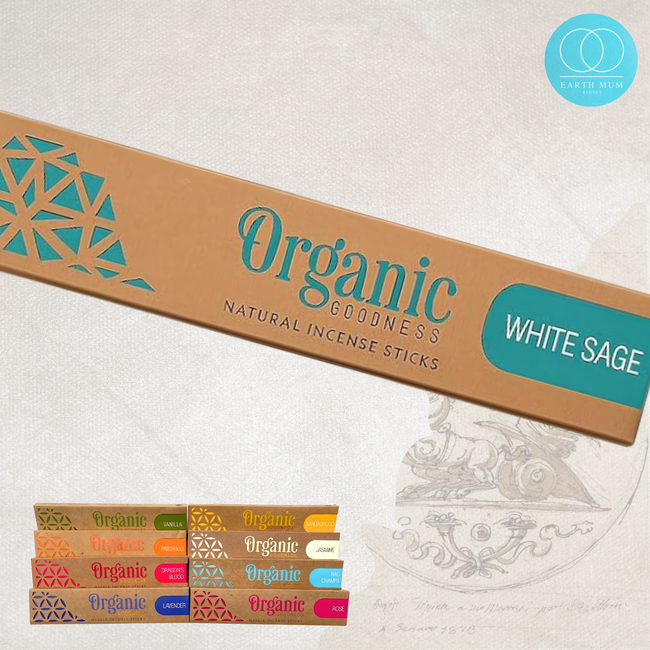 Organic Goodness White Sage Masala Incense Sticks 15g