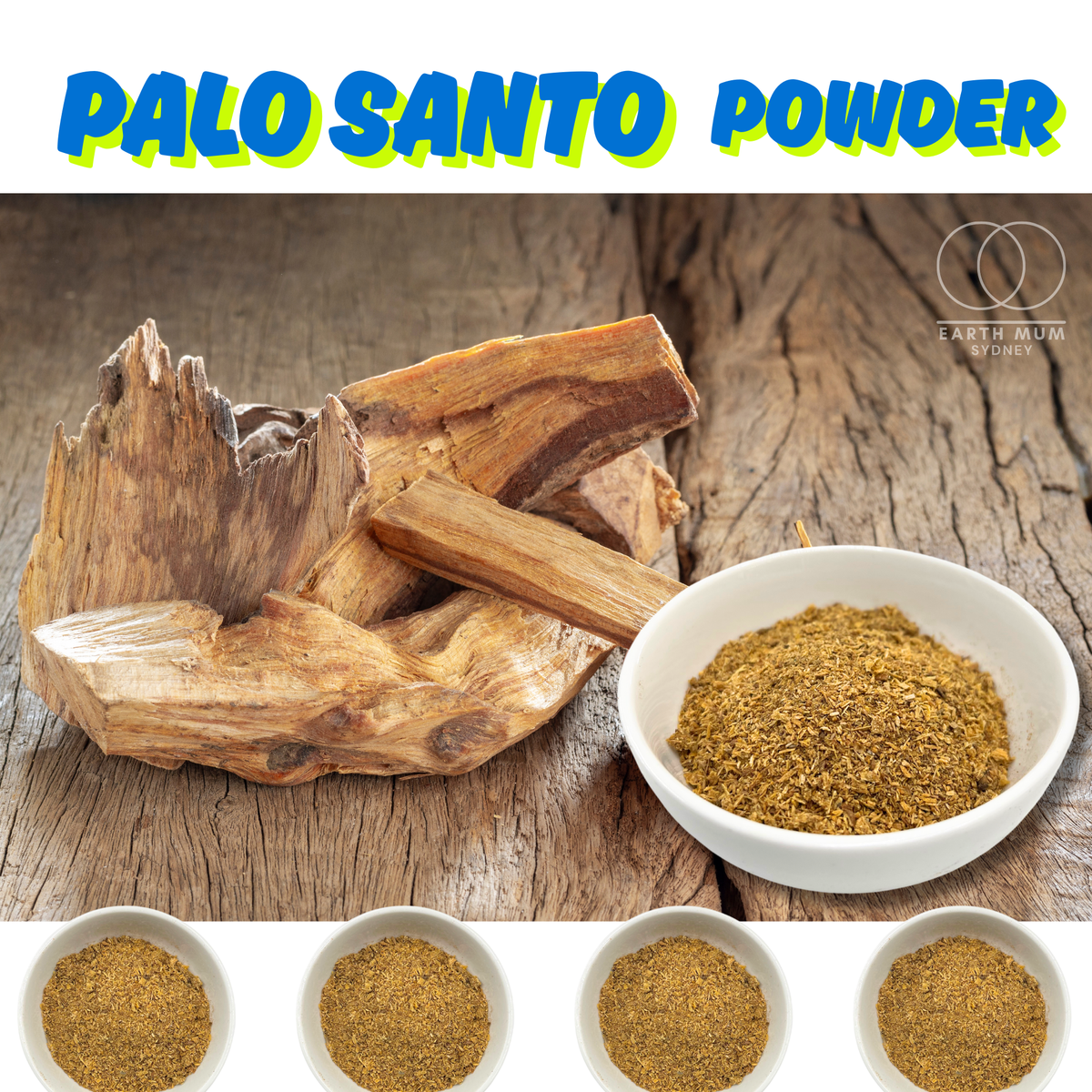 Palo Santo Powder Chips | Organic Peruvian Holy Wood (Bursera graveolens)