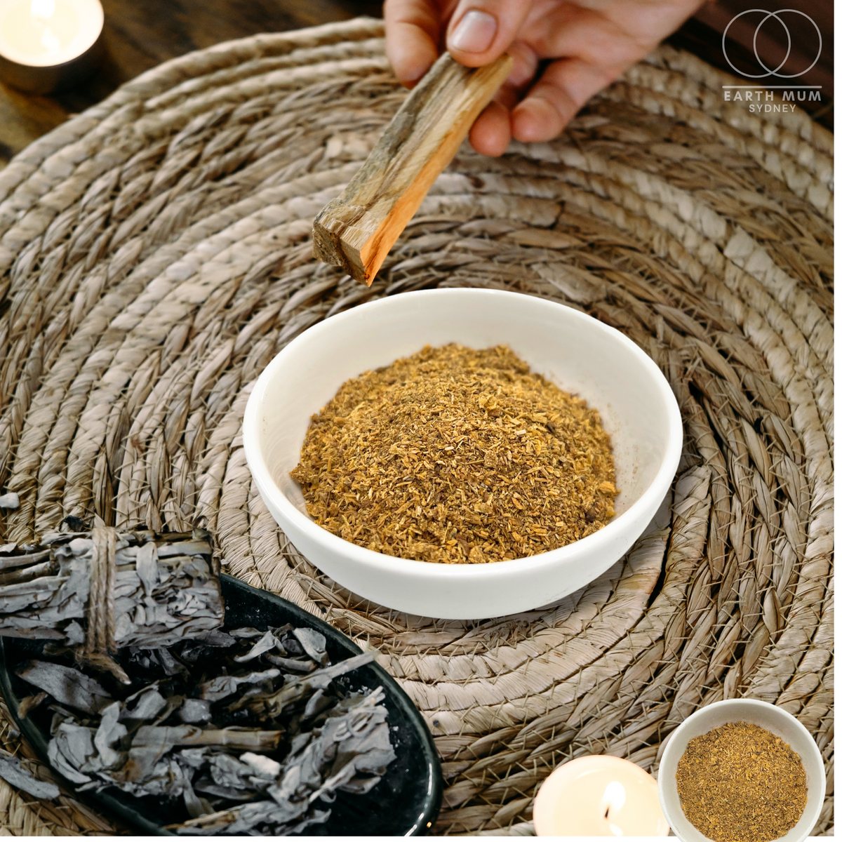 Palo Santo Powder Chips | Organic Peruvian Holy Wood (Bursera graveolens)