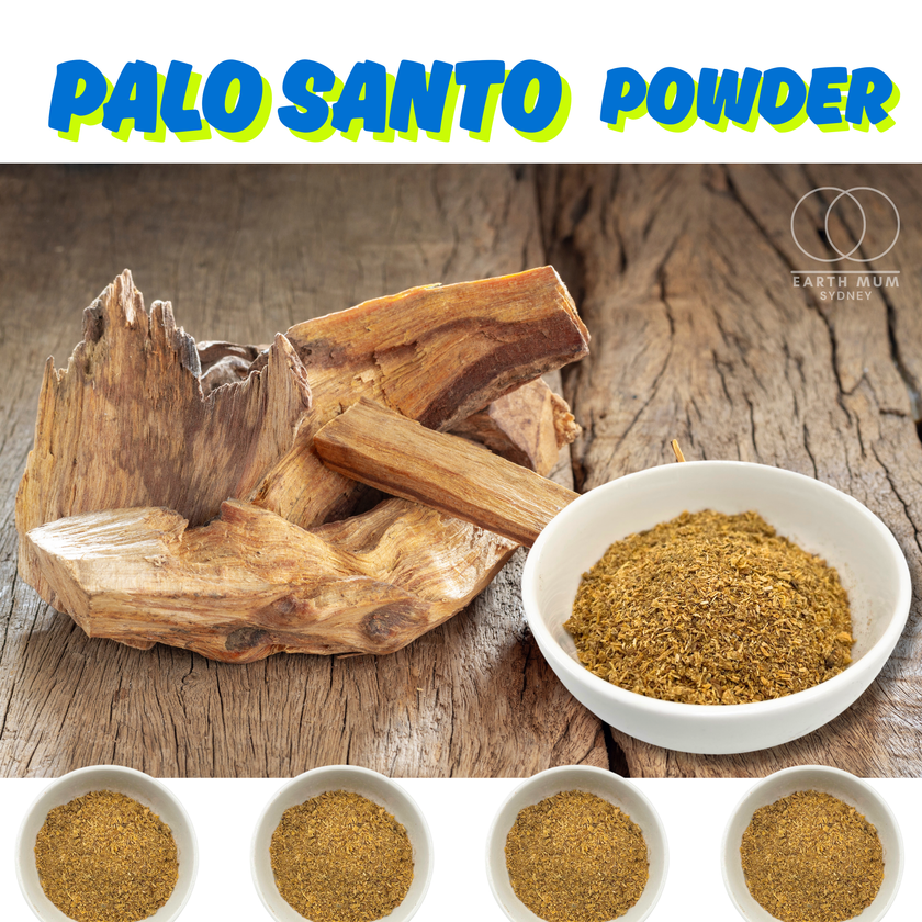 Palo Santo Powder Chips | Organic Peruvian Holy Wood (Bursera graveolens)