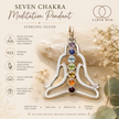 Seven Chakra S.Silver Pendant