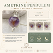 Ametrine Pendulum