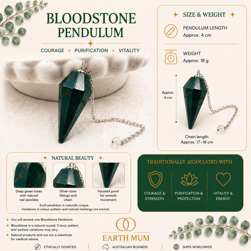 Bloodstone Pendulum