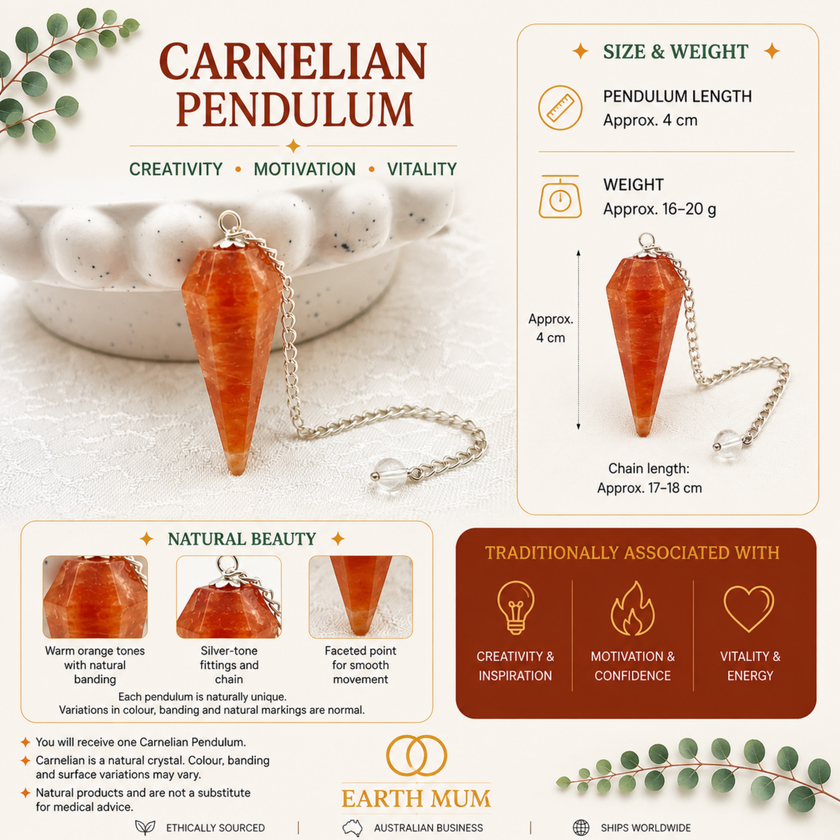 Carnelian Pendulum