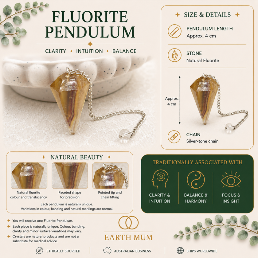 Fluorite Pendulum