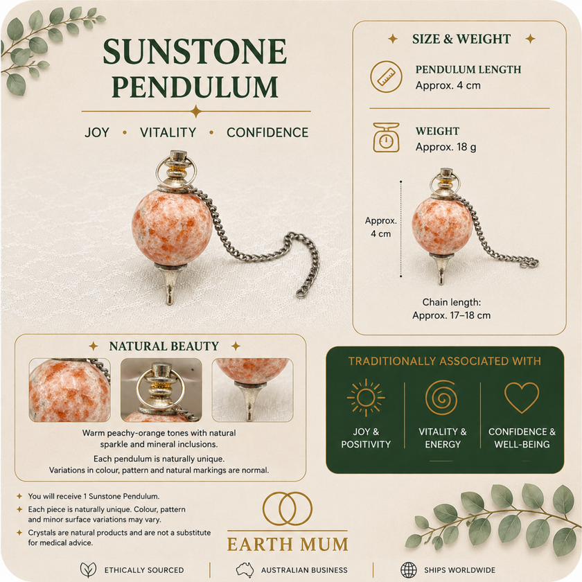 Sunstone Pendulum