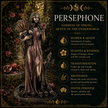 Persephone Goddess of Spring & the Underworld Statue by Veronese | Cold Cast Bronze