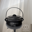 Cast Iron Cauldron Potjiepot with Lid - Ritual & Smudging Cauldron