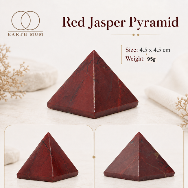 Red Jasper Pyramid – 4.5cm