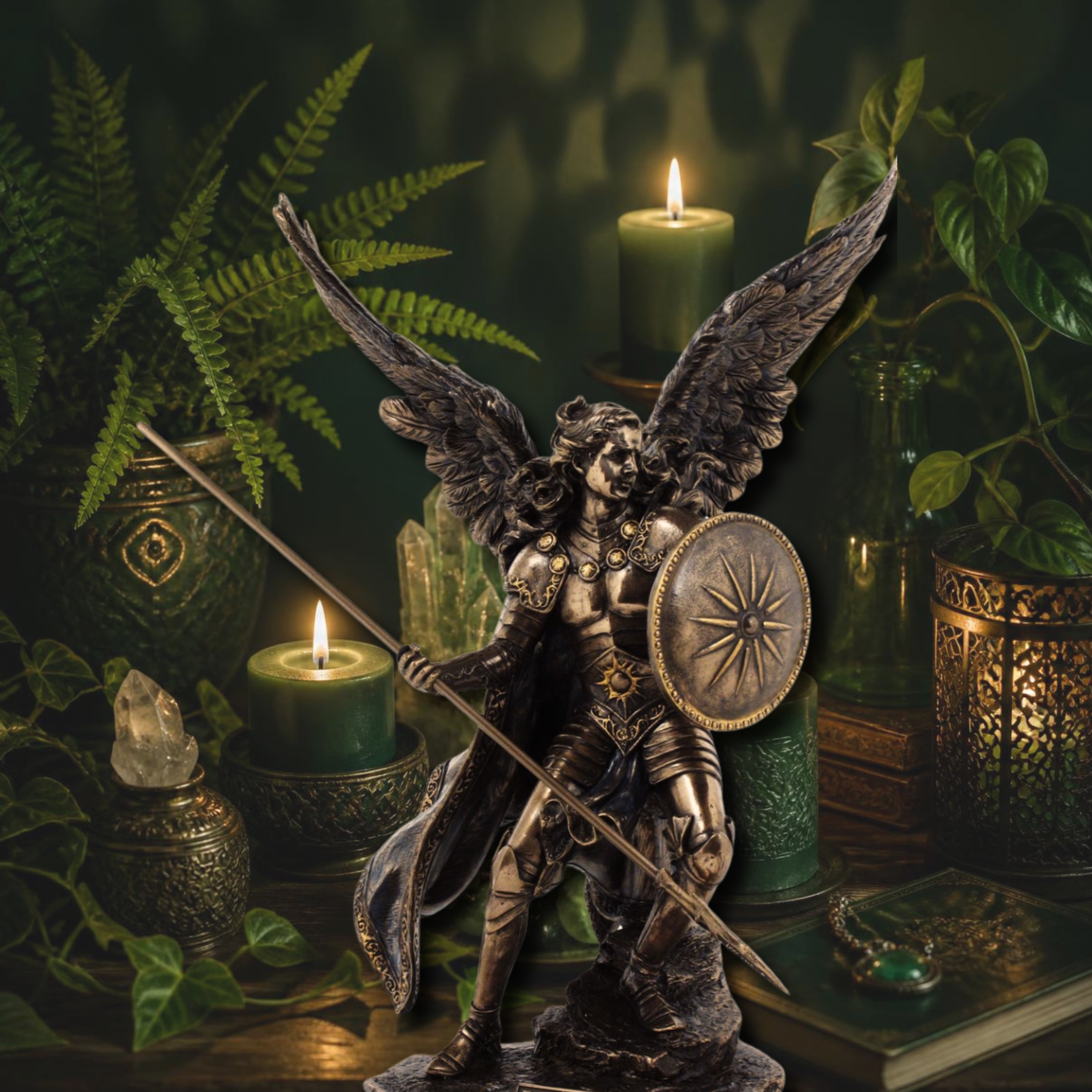 Archangel Raphael Statue by Veronese | Cold Cast Bronze